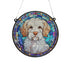 Clumber Spaniel Stained Glass Effect Suncatcher